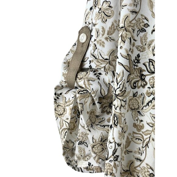 Croft & Barrow Tab Sleeve Blouse, Women's Size X-Large - Picture 7 of 8